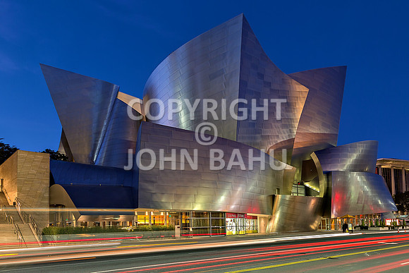 Walt Disney Concert Hall Dusk 3