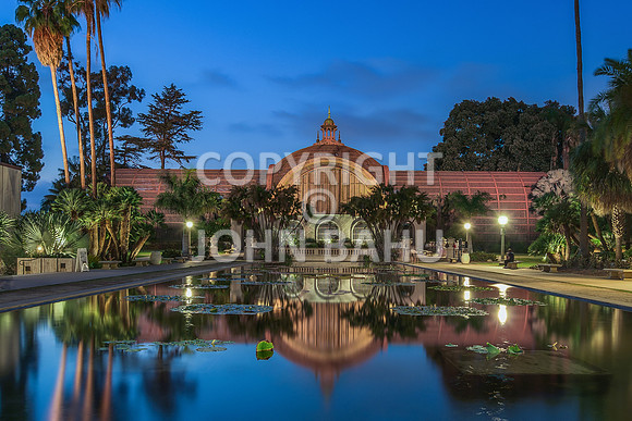 Botanical Building/Lily Pond Dusk