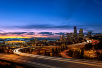 Seattle from Dr. Jose Rizal Park at Dusk