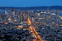 San Francisco from Twin Peaks at Civil Twilight