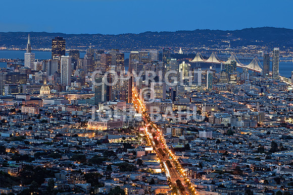 San Francisco from Twin Peaks at Civil Twilight