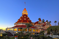 Hotel Del Christmas Lights Dusk 2