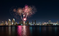 Fireworks Over San Diego Bay 1