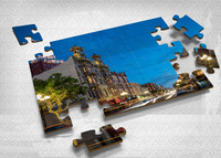 Gaslamp Quarter 3D Puzzle Composite