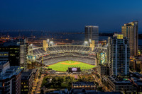 Petco Park at Dusk Aerial 2