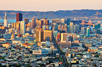 San Francisco from Twin Peaks at Golden Hour