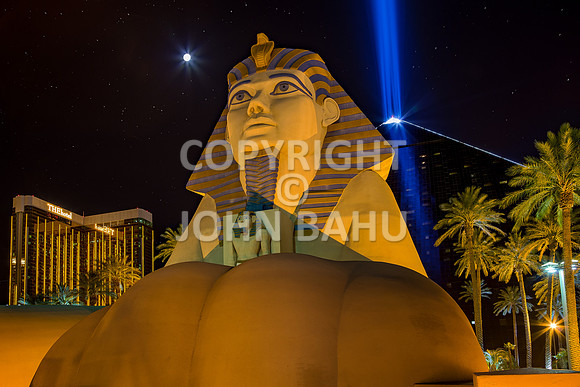 Luxor Sphinx at Night