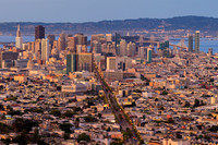 San Francisco from Twin Peaks at Sunset