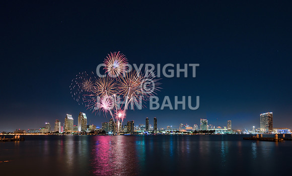 Fireworks Over San Diego Bay 4