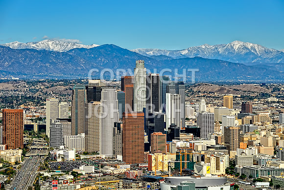 Downtown LA Aerial 1