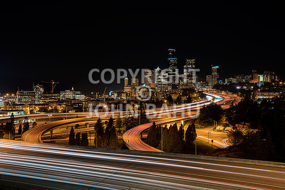 Seattle from Dr. jose Rizal Park at Night