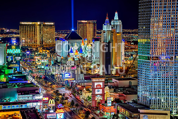 South Las Vegas Strip Aerial 3