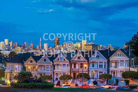 Painted Ladies/San Francisco Dusk 2