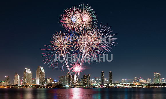 Fireworks Over San Diego Bay 3