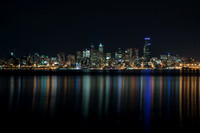 Seattle from Salty's Alki at Night