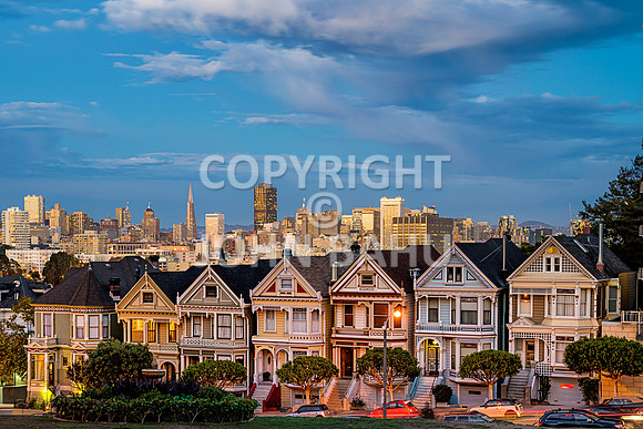 Painted Ladies/San Francisco Dusk 1