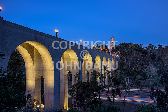 Cabrillo Bridge/California Tower Dusk 2