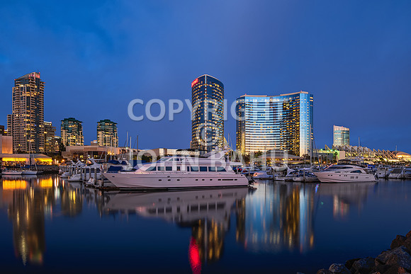 Marriott Marina Blue Hour