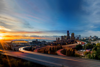 Seattle Day/Sunset/Night Blend from Dr. Jose Rizal Park at