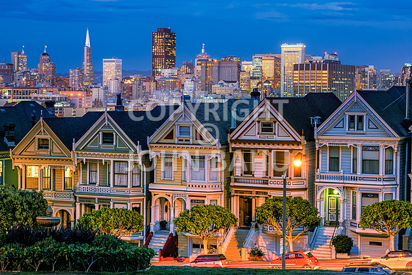 Painted Ladies/San Francisco Dusk 3