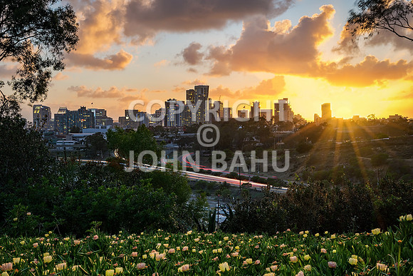 San Diego from Golden Hill Park at Sunset