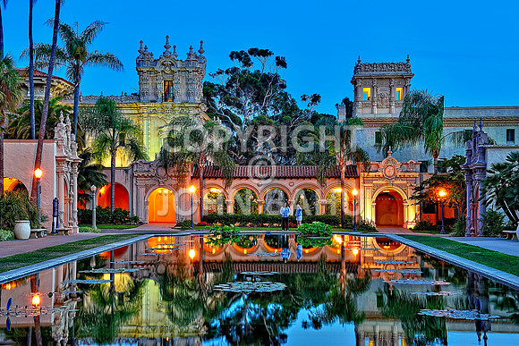 House of Hospitality/Lily Pond at Dusk