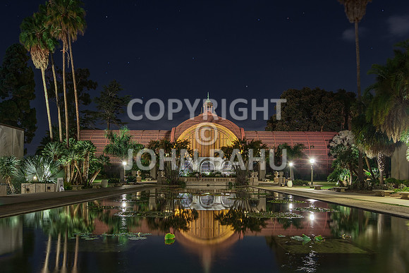 Botanical Building/Lily Pond Night