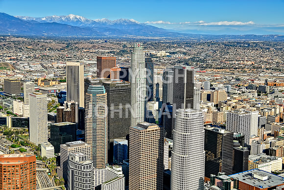 Downtown LA Aerial 3