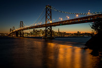 Oakland Bay Bridge/San Francisco Skyline Pre Dusk