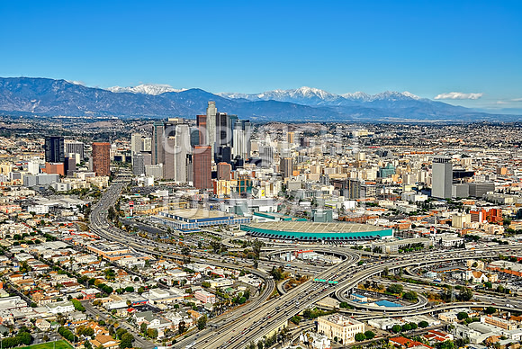 Downtown LA Aerial 5