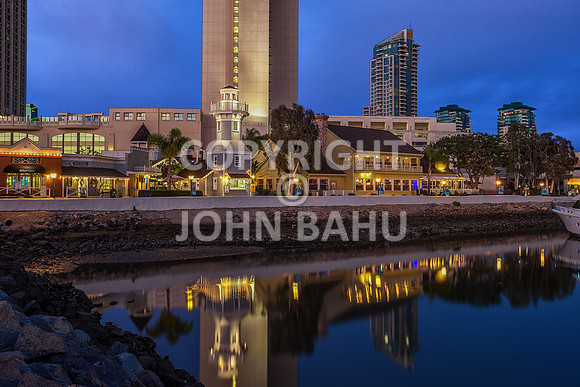 Seaport Village at Dusk