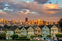 Painted Ladies/San Francisco Golden Hour
