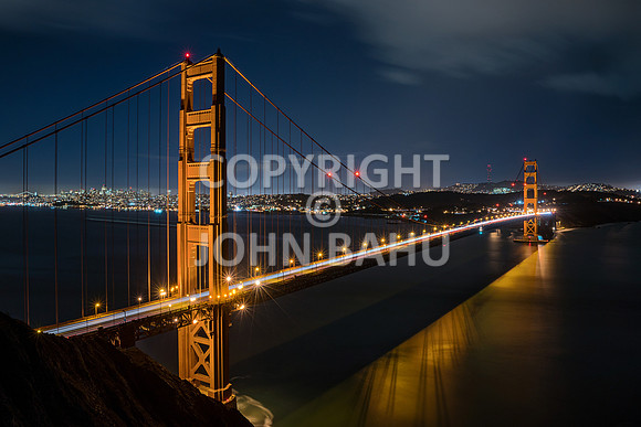 Golden Gate Biridge at Night 2
