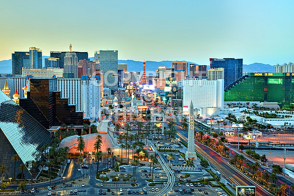 Las Vegas Strip Aerial 3